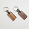 thumbnail image 4 of 10pcs Wooden Keychain Rectangular Collectible Key Ring Car Bag Hanging Pendant Painting Crafts Cute, 4 of 5