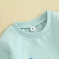thumbnail image 5 of Bagilaanoe Newborn Baby Girl Easter Romper Sweatshirt Long Sleeve Bodysuits Letter Print Pullover 6M 12M 18M 24M Infant Casual Tee Tops, 5 of 8