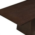thumbnail image 4 of Christopher Knight Home 82" Pedestal Dining Table, Rectangular Seats 6-8, Solid Wood & MDF, Espresso, 4 of 8