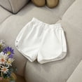 thumbnail image 3 of Sweat Shorts for Girl Summer Elastic Waist Casual Shorts Loose Comfy Outdoor Sports Bottoms Kids 1-11 Years, 3 of 6