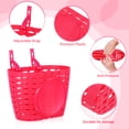 thumbnail image 2 of BESPORTBLE Panier avant pour Vélo d'Enfants Conteneur de Rangement en Plastique Transporteur de Guidon (Rouge), 2 of 6