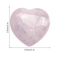 thumbnail image 2 of Natural Heart Shaped Set for Meditation and Home Decor Healing Energy, 2 of 8