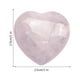 thumbnail image 3 of Cristal Natural en Forma de Corazón Pulido Gema en Forma de Corazón Cuarzo Rosa Amatista Todo tipo de Cristal Gema Set Energía Meditación, 3 of 8
