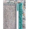 thumbnail image 7 of Unique Loom Baracoa Collection Area Rug - Prado (2' x 8' Runner Gray/Blue), 7 of 7