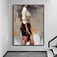 thumbnail image 2 of Woman's back abstract handmade oil painting, original women's oil painting art oil painting decoration, women's living room decoration,163*122cm (64*48) inches, unstretched frameless, 2 of 3