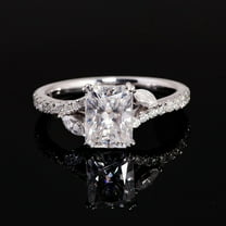 solitaire jewels 2.5CT Radiant Moissanite Engagement Ring For Women, 14K Yellow Gold