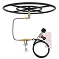 thumbnail image 2 of Stanbroil LP Propane Gas Fire Pit Burner Ring Installation Kit, Black Steel, 24-inch, 2 of 4