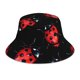 thumbnail image 1 of Balery Beautiful Red Ladybug Sombreros para el sol para hombre y mujer, sombrero de pescador con UPF 50+, 1 of 6