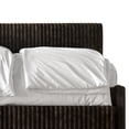thumbnail image 2 of Castle Place Plush Corduroy Velvet Upholstered Twin Daybed with Trundle, Brown, 2 of 7