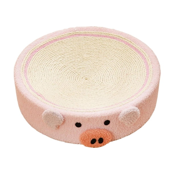 Rascador interactivo para gatos, juguete para afilar las garras, tabla para rascar cerdito