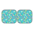 thumbnail image 7 of Bingfone Donut Windshield Sun Shade 2-Piece Foldable Car Front Window Sunshade for Most Sedans SUV Truck-Medium, 7 of 7