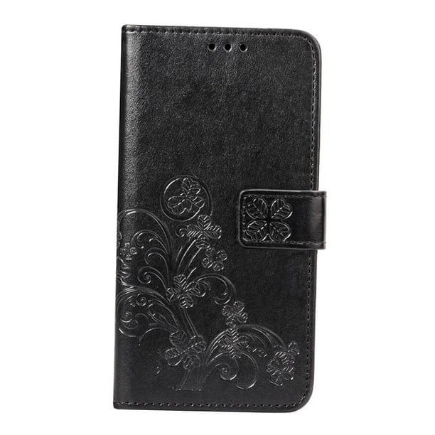 Funda de Soporte Plegable Ranuras Tarjetas y Magnético -delgado para XR,6 Tipos de Elegir - Negro Sunnimix Funda protectora para teléfono