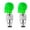 Green, variant on kayannuo 2pcs Skull Shape Valves Cap LED Light Wheel Tyre Lamp For Car Motorbike Bike