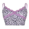thumbnail image 4 of Women Lace Velvet Camisole Thin Straps Bodycon Camis Tops, 4 of 6