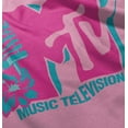 thumbnail image 5 of Retro MTV Floral Microphone Logo Toddler Boy Girl T Shirt Infant Toddler Brisco Brands 6M, 5 of 6