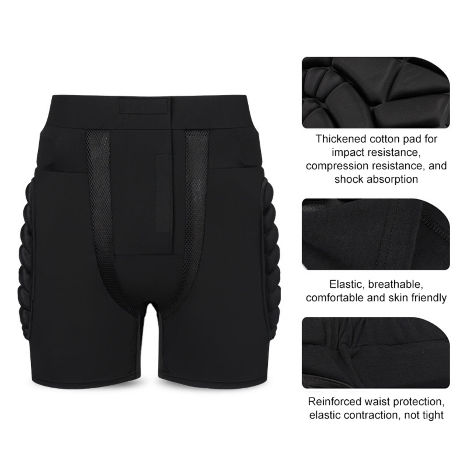 WOSAWE Short de Protection Hanche Ski Snowboard Impact