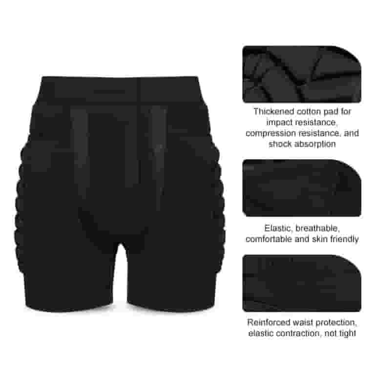 WOSAWE Short de Protection Hanche Ski Snowboard Impact WOSAWE Short de Protection Hanche Ski Snowboard Impact