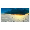 thumbnail image 2 of Sunset over Snowbound Prairie - Art sur Toile Bord de Mer Extra Large, 2 of 3