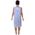 thumbnail image 4 of Women's Floral Sleeveless V-Neck Fancy Lace Pointelle Nightgown sleepwear, 3X-Large Blue, 4 of 5