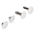 thumbnail image 1 of Rivets en Cuir500 Ensembles Rivets en Cuir Rivets en Cuir Rivets d'Artisanat en Cuir Blanc Rivets en Cuir de Précision, 1 of 8
