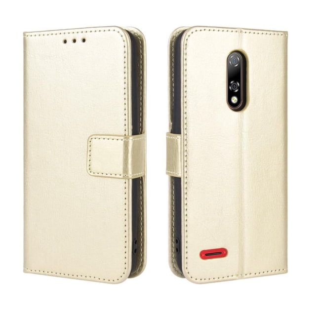 Funda tipo libro para Ulefone Note 8P, cartera todo‑en‑uno, funda multifuncional con tarjetero y correa de muñeca desmontable