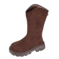 thumbnail image 2 of Zapatos De Ante Para Niños Botas altas de invierno para niñas, estilo casual, de media caña, para Rkxzt, 2 of 9