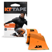 KT Tape Orange Pro Synthetic Kinesiology Tape 20 Precut Strips