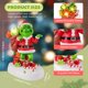 thumbnail image 4 of Eowvsio Decoraciones de mesa navideñas Luces de monstruo verdes Estatua Estatuilla Centro de mesa iluminado navideño Decoraciones de mesa Mesa navideña para fiestas navideñas Suministros para fiestas, 4 of 5