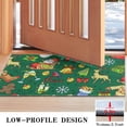 thumbnail image 3 of Green Christmas Santa and Snowman Pattern Door Rugs,Washable Non Slip Door Mats Indoor,Decorative Door Mats,Entry Mat Indoor for Entrance,Bedroom,Kitchen,Bathroom,17"x30", 3 of 6