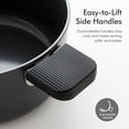 thumbnail image 2 of SENSARTE Ceramic Nonstick Stock Pot with Lid, 5Qt Soup Pot, Pasta Pot with Anti-Scald Handle, Induction Compatible, Dishwasher Safe, Gray, 2 of 8