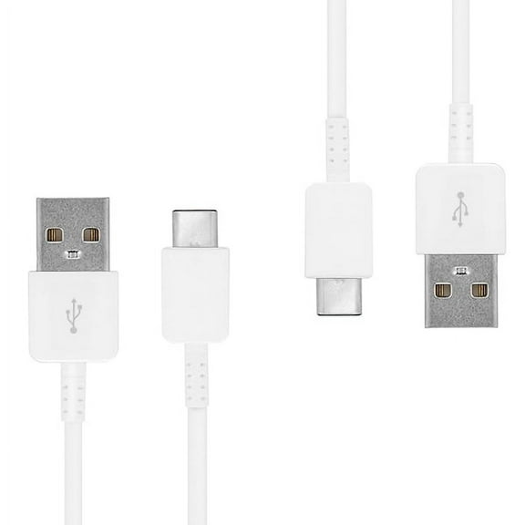 PRO USB-C Charging Transfer Cable (2xPack) Compatible with Samsung Galaxy Tab S7, S7 , S6, Lite, S5e, Plus provides 5Gbps Full Quick Charging 25Amp Power! (White 3.3Ft)