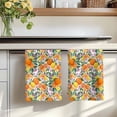 thumbnail image 7 of Orange Lemons Kitchen Towels Set of 3, Summer Botanical Pastoral Elegant Absorbent Dish Towels for Kitchen, Microfiber Hand Towel, Quick Drying Tea Towel for Cleaning Decorative Dishcloths, 7 of 7