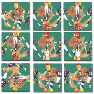 B Dazzle Bald Eagles Scramble Squares 9-Piece Puzzle - Challenging Brain Teaser
