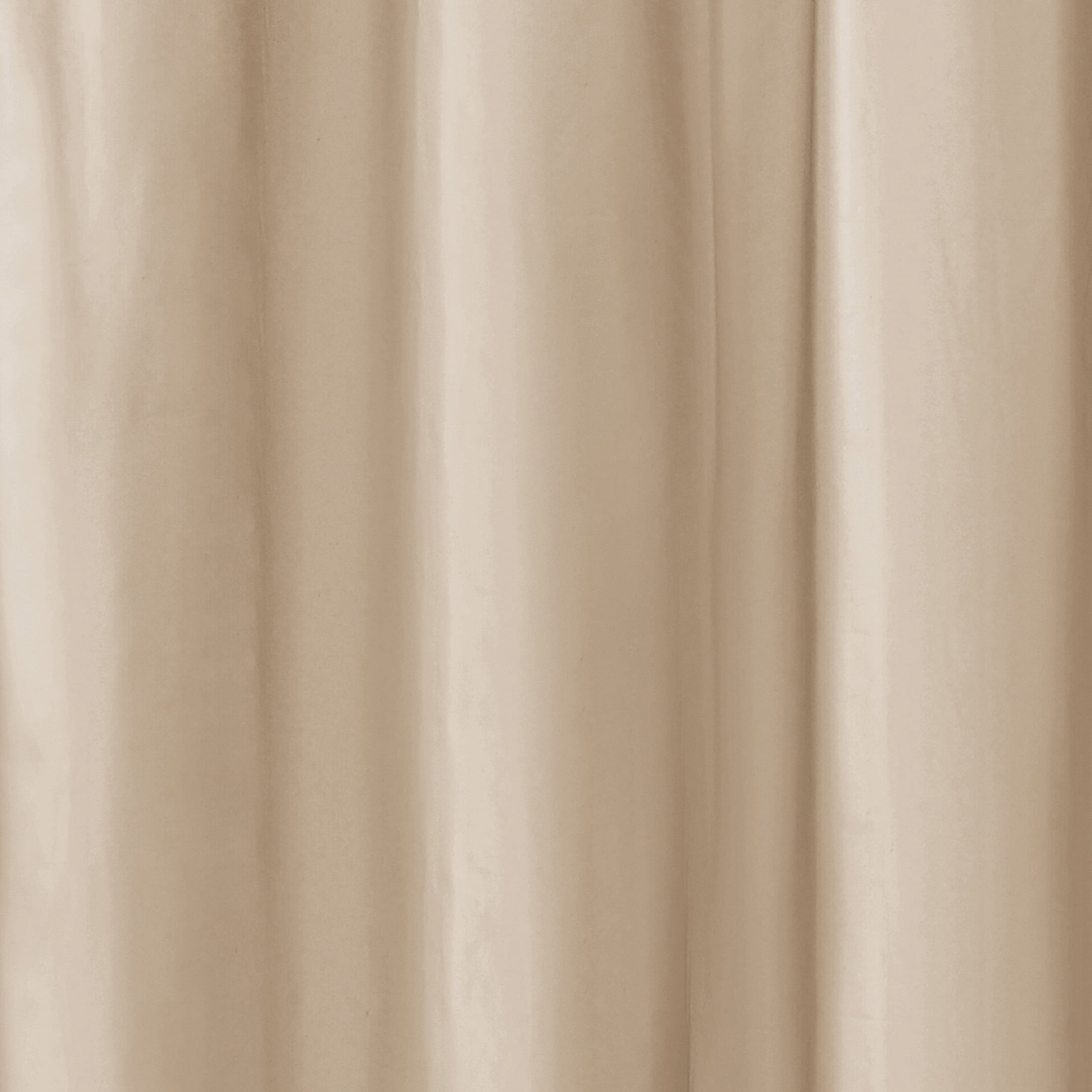 Beverly Hills Polo Club Solid Taupe 3-Gauge PEVA Shower Liner, 72" x 72"