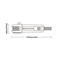 thumbnail image 2 of 3 In 1 Tiny Bottle Cup Lid Detail Brush PP+TPE Multi-Functional Cleaning Tool for Pacifier Ice Tray Spout Clean, 2 of 3