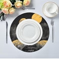 thumbnail image 5 of Coolnut Flamingos Round Placemats Washable Placemats Non-Slip Heat-Resistant Table Place Mats for Dining Kitchen Holiday Party Table 15.4"-6PCS Home Decor, 5 of 7