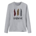 thumbnail image 3 of Pntutb Mujer Navidad top Casual Manga Larga O-cuello Sudadera Pullover Blusa Pntutb Pntutb-4850, 3 of 4