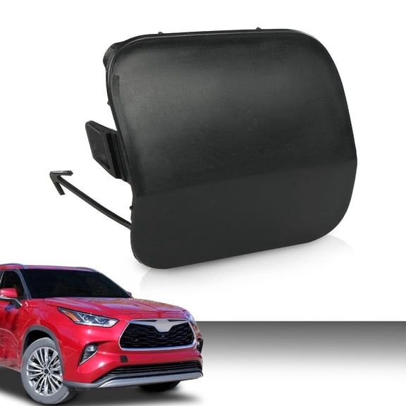 Tow Hook Cover Passenger Side Front Fit for Toyota Highlander/Highlander Hybrid 2020-2022 521270E930, 191275718155, TO1029141
