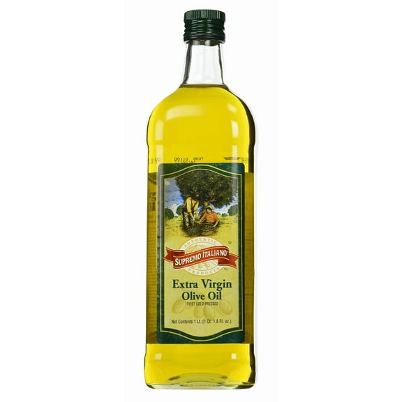 Supremo Italiano Extra Virgin Olive Oil | Cold Pressed | 33.8 fl oz.
