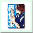 thumbnail image 2 of Heroic Comfort: Shoto Todoroki Fleece Throw Blanket - 45x60 inches, Perfect for Bed or Couch, MHA Anime Decor, 2 of 4