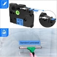 thumbnail image 3 of GREENCYCLE 10PK Compatible for Brother P-touch Black on Blue 12mm TZ TZe TZe-531 TZ-531 TZe531 TZ531 Laminated Label Tape use in PT-2030 PT-1010 Label Maker, 3 of 7