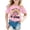 Pink, variant on Hiijoy Toddler Girls Graduation T-Shirt Summer Crew Neck Short Sleeve Tshirt Tee, Sizes 3-13