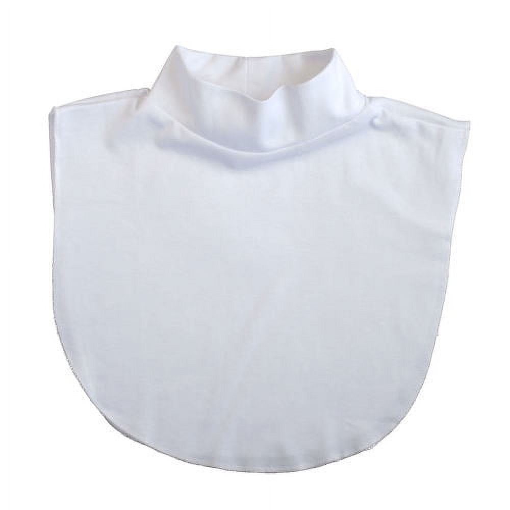 Collections Etc Zippered Dickie Layer Top with Armholes Soft Knit Mock Turtleneck for Layered Look Black One Size Walmart