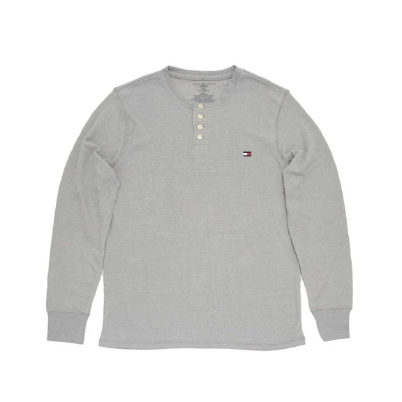 Tommy Hilfiger Men's Thermal Sleep Long Sleeve Henley Long Sleeve T-Shirt
