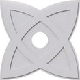 thumbnail image 1 of Ekena Millwork CMP34CM-07000 34 Po OD x 7 Po ID Carré Cosmo Architecture Grade PVC Contemporain Médaillon de Plafond, 1 of 1