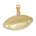 thumbnail image 3 of 14K Yellow Gold Charm Pendant Men'S 14 mm 24 Polished Medium Football, 3 of 4