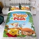 thumbnail image 4 of Winnie the Pooh Tigger Tigre Conjunto de sábanas temático, trío de piezas, cómodo y amigable con la piel, diseño único, regalo de decoración para el hogar para familiares, amigos y fans,173cm *218cm, 4 of 6
