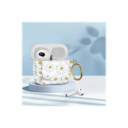 SaharaCase - Hybrid Flex Case for Apple AirPods 3 (3rd Generation) - Clear/Yellow