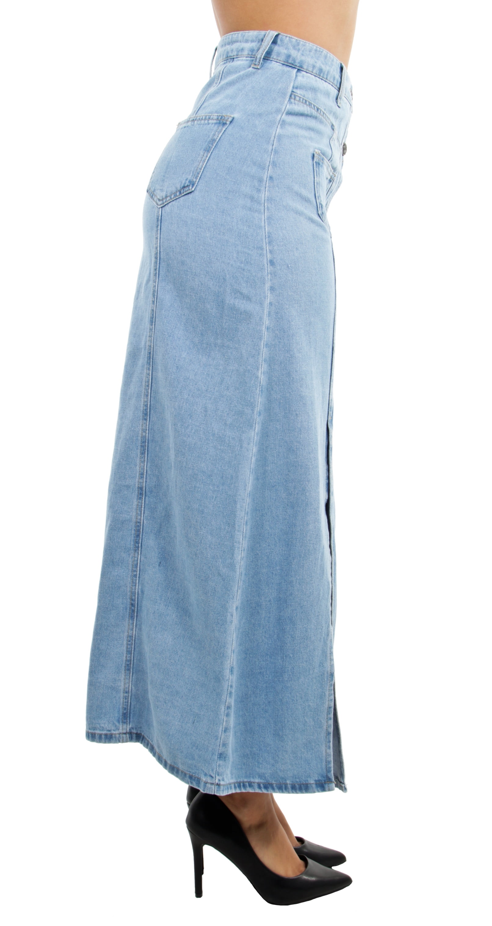 long jean skirts canada