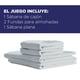 thumbnail image 2 of Hokins | Juego de Sábanas 100% Algodón 300 Hilos (Matrimonial), 2 of 8